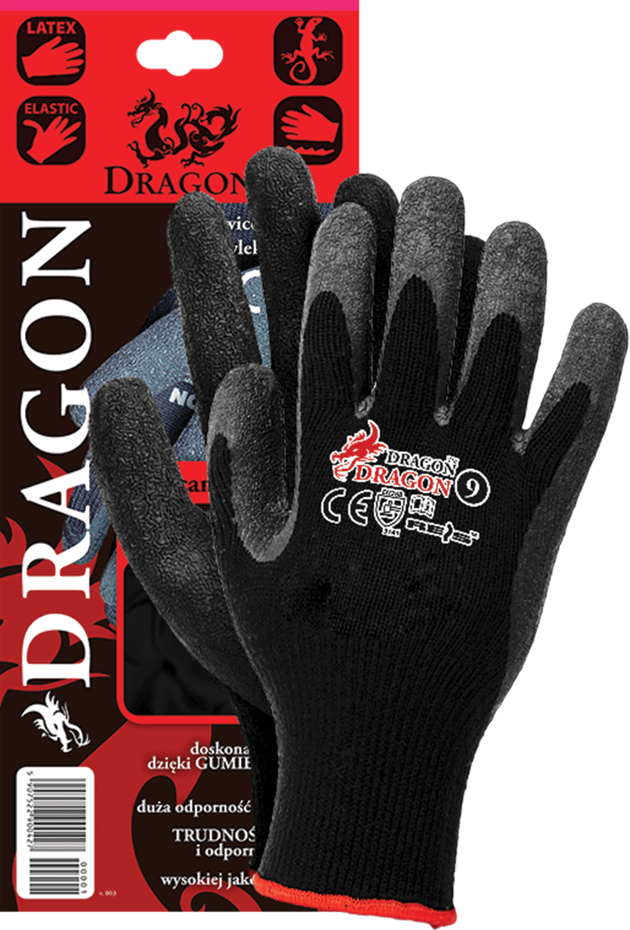 Pracovné rukavice "DRECO DRAGON"