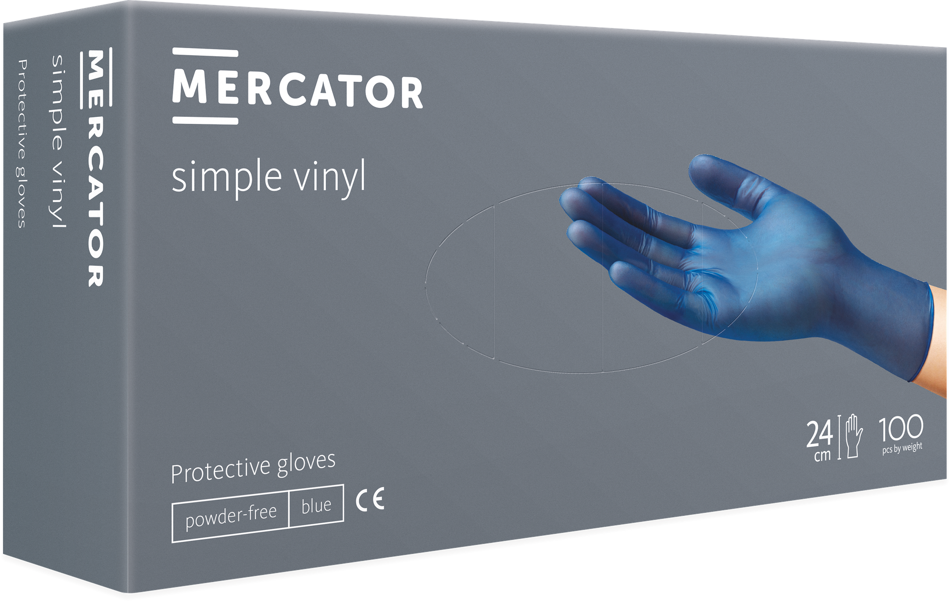 Vinylové rukavice "Simple" | bez prášku | 100KS