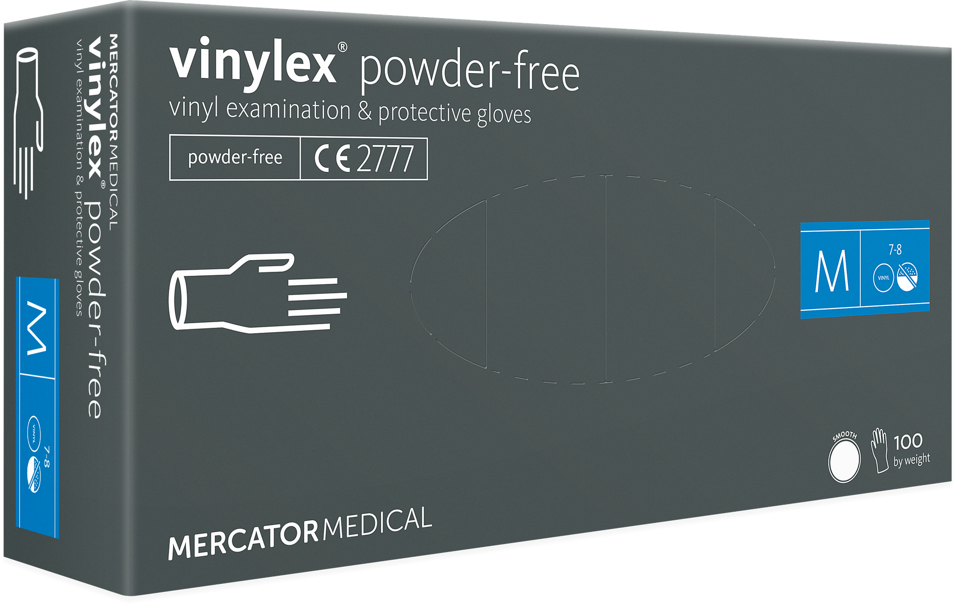 Vinylové rukavice "Vinylex powder free" | bez púdru | 100 KS