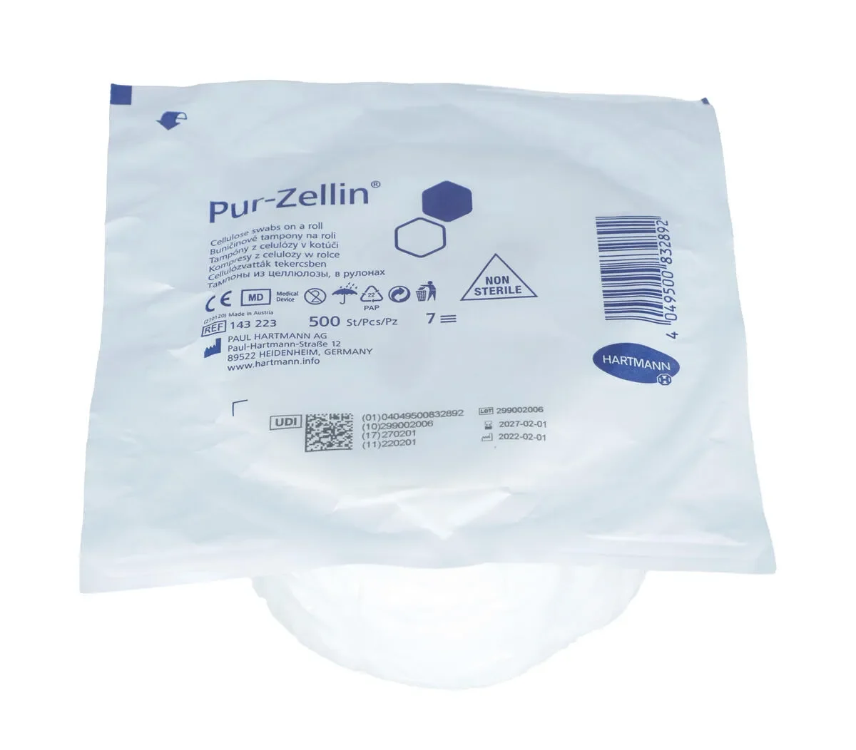 Vata buničitá delená Pur-Zellin | 500 KS
